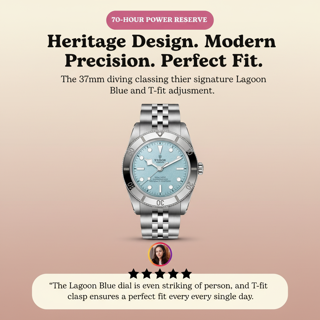 TUDOR Black Bay 54 Lagoon Blue